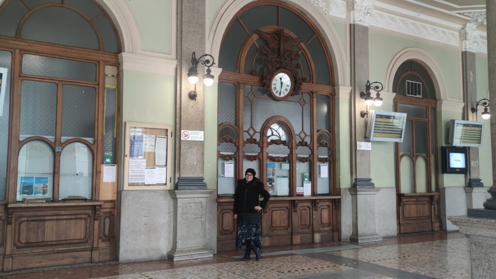 Cremona con il treno storico